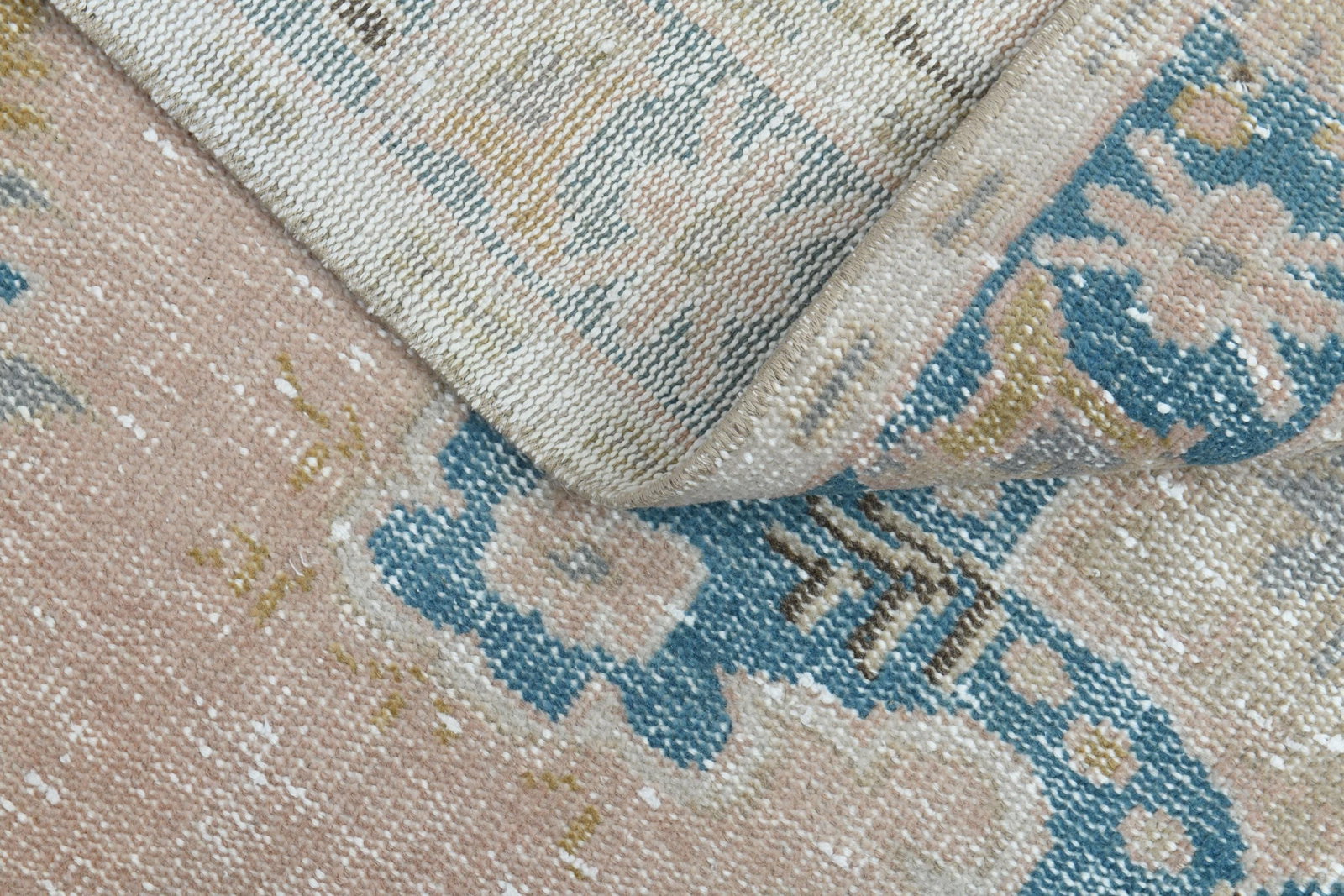 4.8x6.9 ft, FADED COLORS, Vintage Turkish - 9