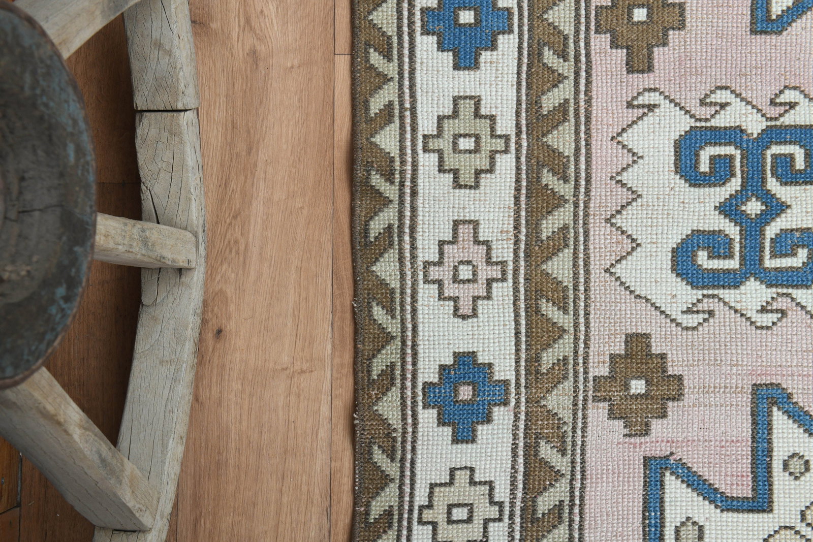 4'3x6'2 ft, GEOMETRIC OUSHAK RUG - 6