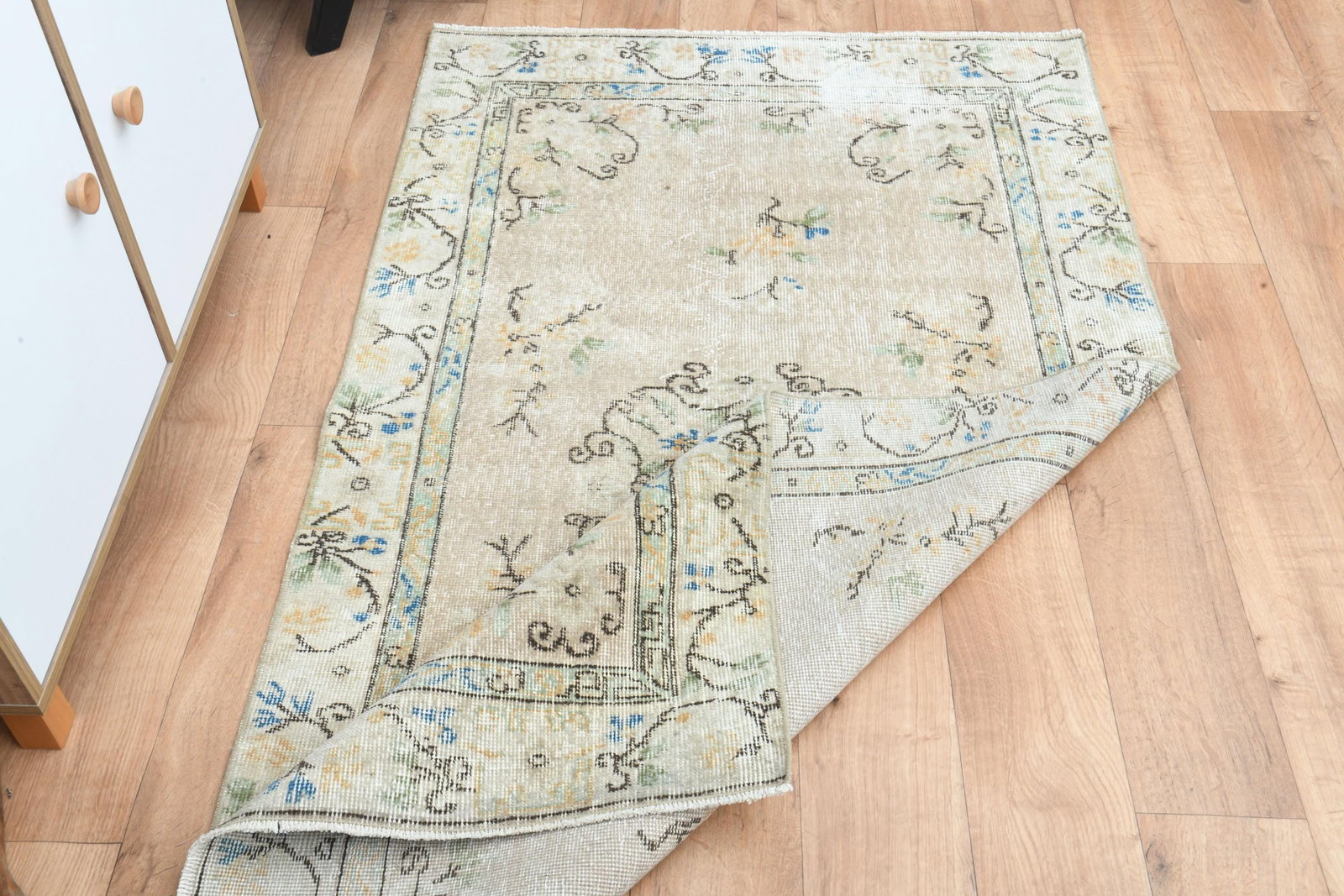 3.6x6.4 ft, COLORFUL TURKISH RUG - 7