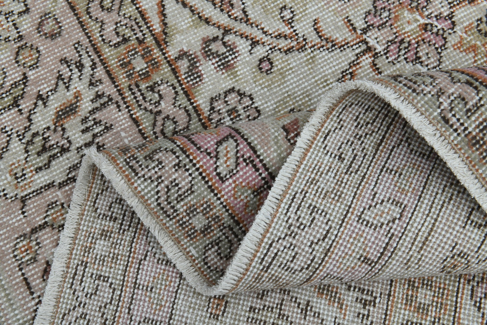6.7x10.4, FADED Wool Rug - 7