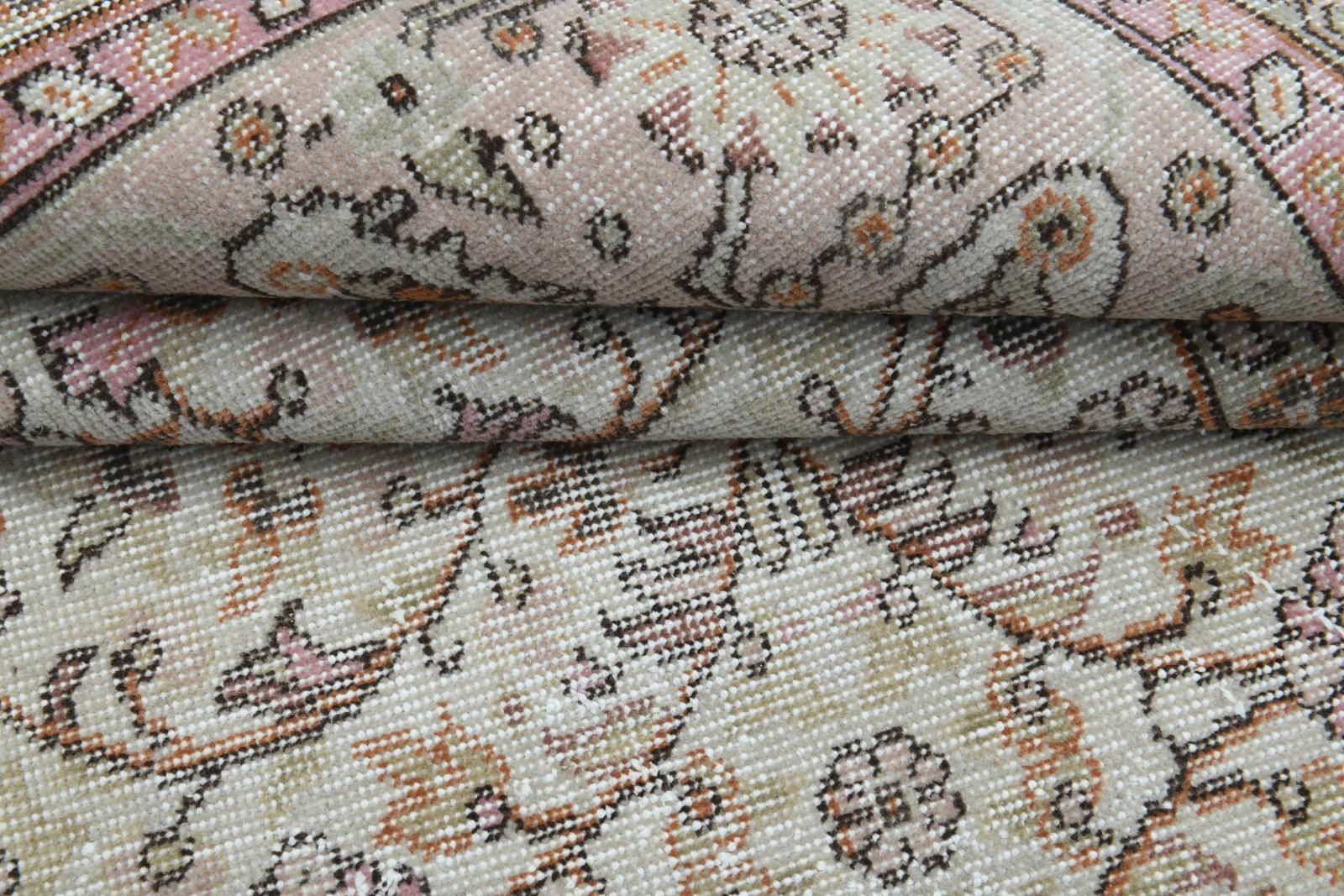 6.7x10.4, FADED Wool Rug - 8