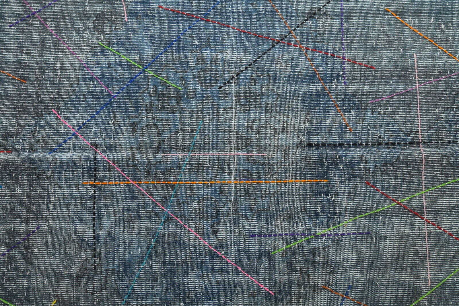 6.5x10.2 VINTAGE TURKISH RUG - 8