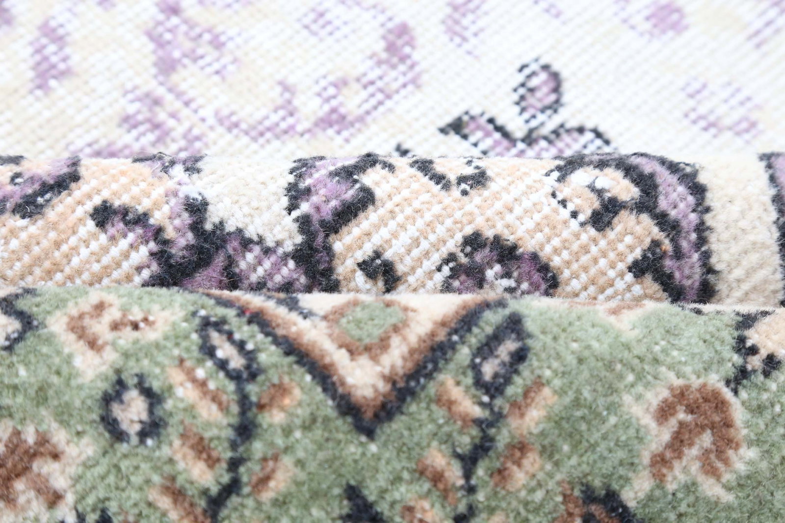 7x10.4, Turkish Medallion, Vintage Oushak Rug - 7
