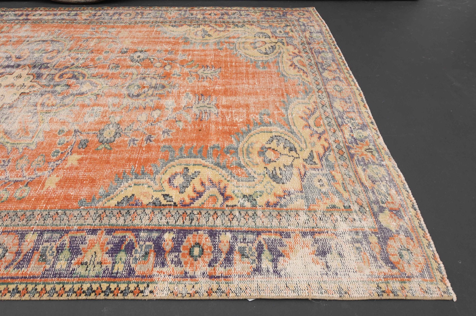 6x10 RUG Brunt Orange Area Rug - 5