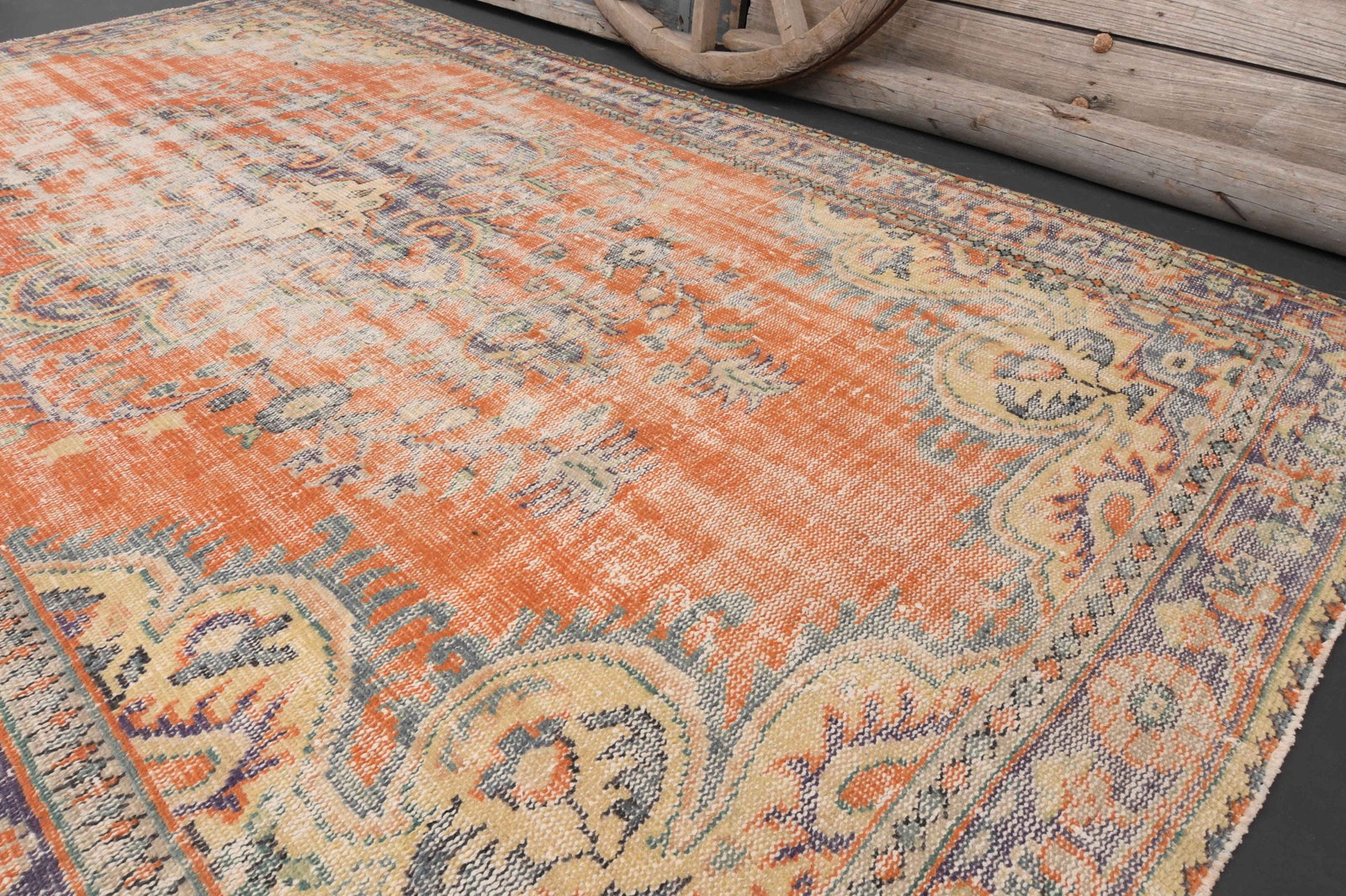 6x10 RUG Brunt Orange Area Rug - 6