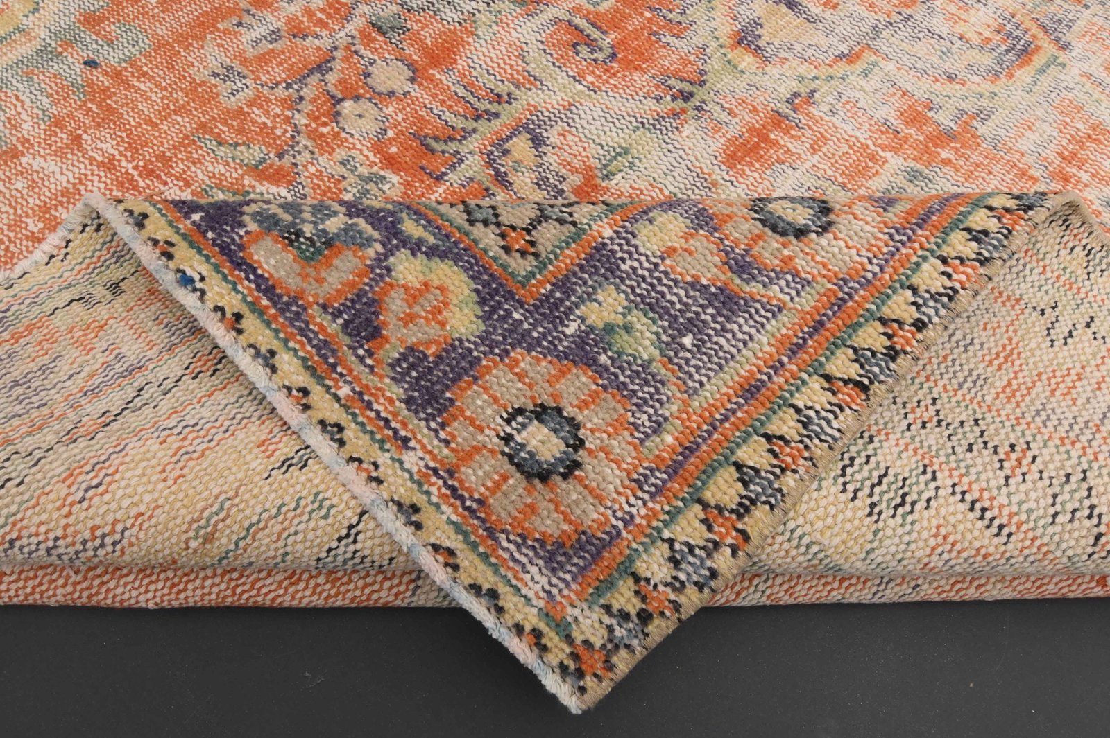 6x10 RUG Brunt Orange Area Rug - 8