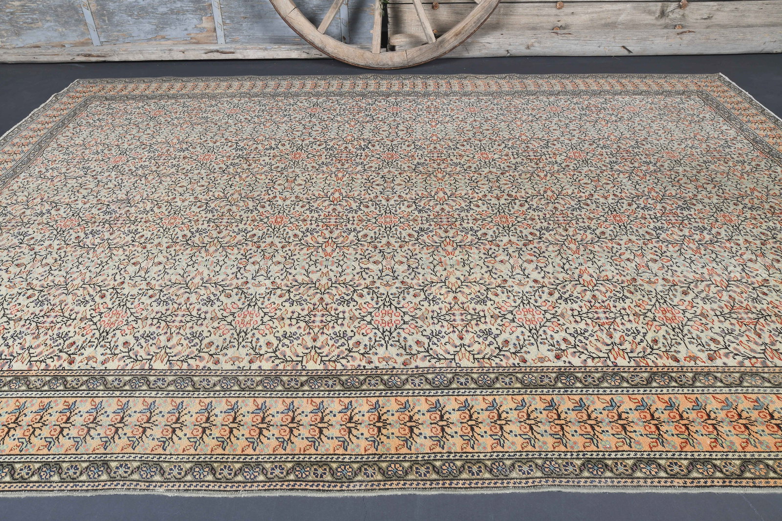 6.5x9.6 Turkish Vintage Rug - 3