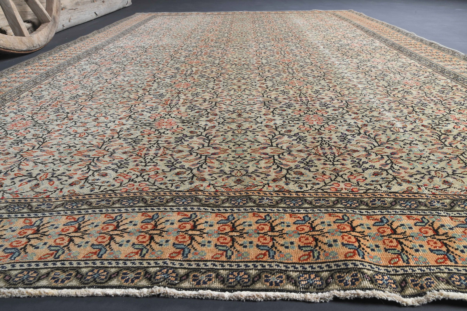 6.5x9.6 Turkish Vintage Rug - 7