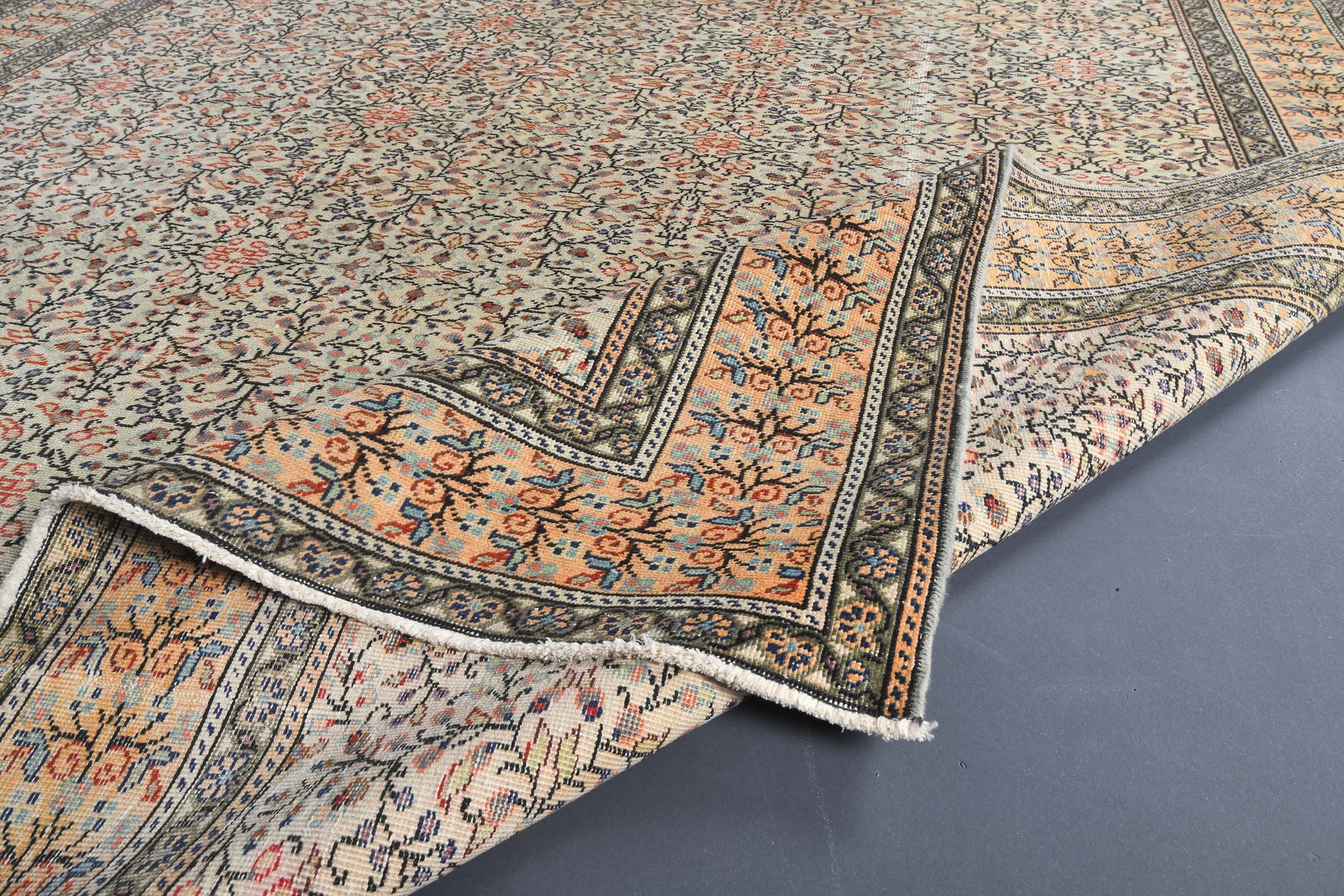 6.5x9.6 Turkish Vintage Rug - 9