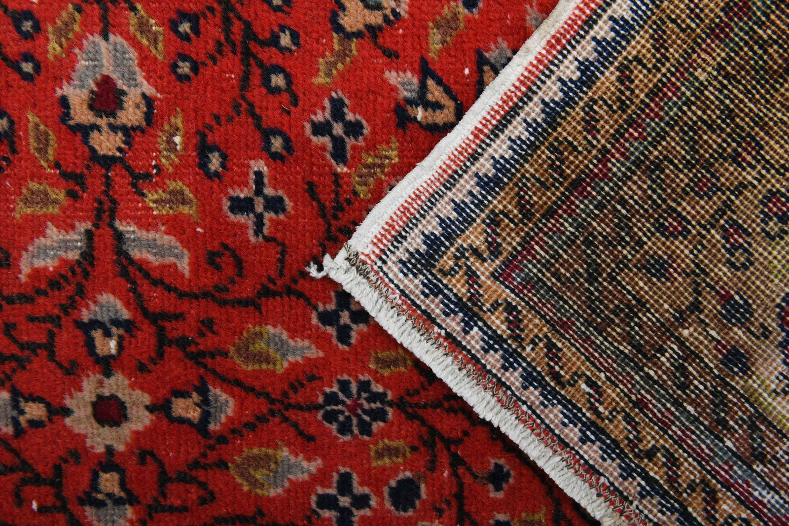 6.5x9.5 ft, TURKISH Rug, HOT PINK Green Vintage Area - 3