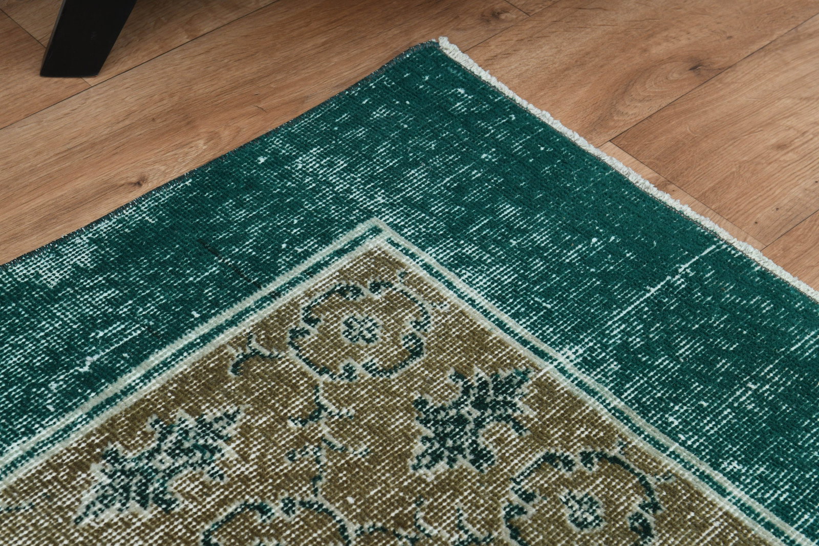 6'7x11.2, GREEN TURKISH RUG - 5