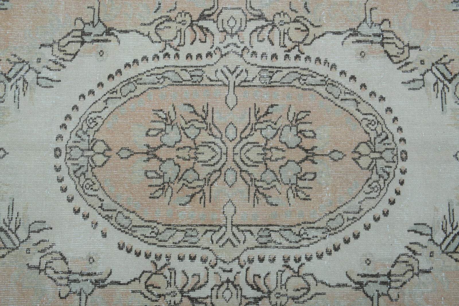 6x10 ft, VINTAGE Rug, TURKISH - 6