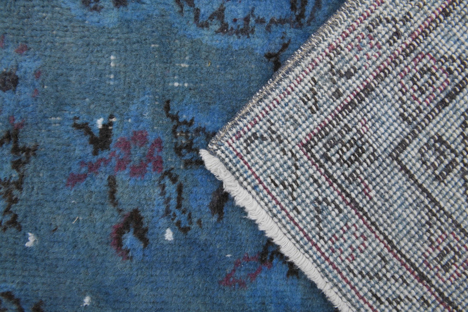 5.9x10 TURKISH Rug, Blue Faded Distressed - 3