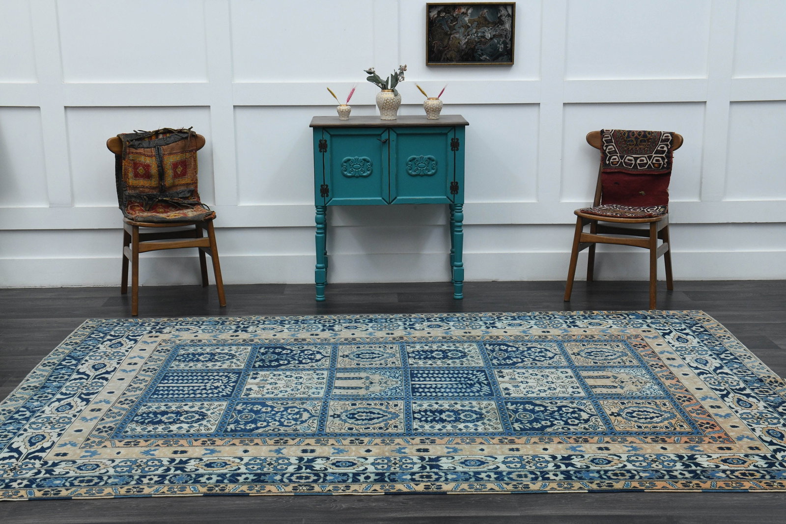 6.7x9.9 ft, TURKISH Rug, VINTAGE - 3