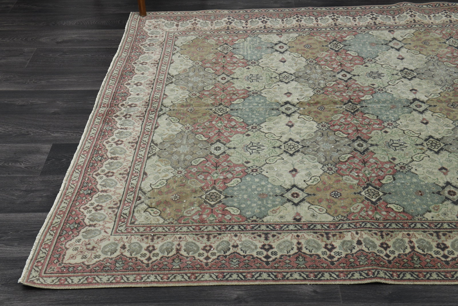 6.3x9.4 ft, TURKISH Rug, VINTAGE - 2