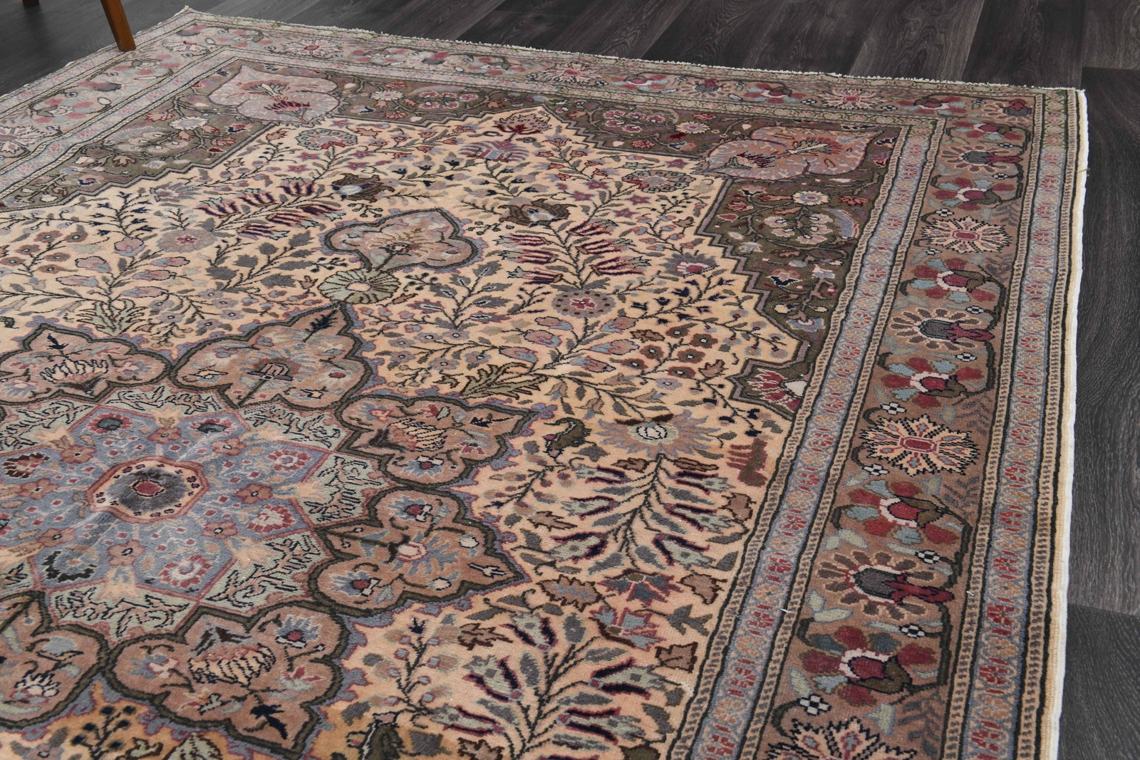 6.2x9.4 ft, ANTIQUE TURKISH OUSHAK Rug - 3