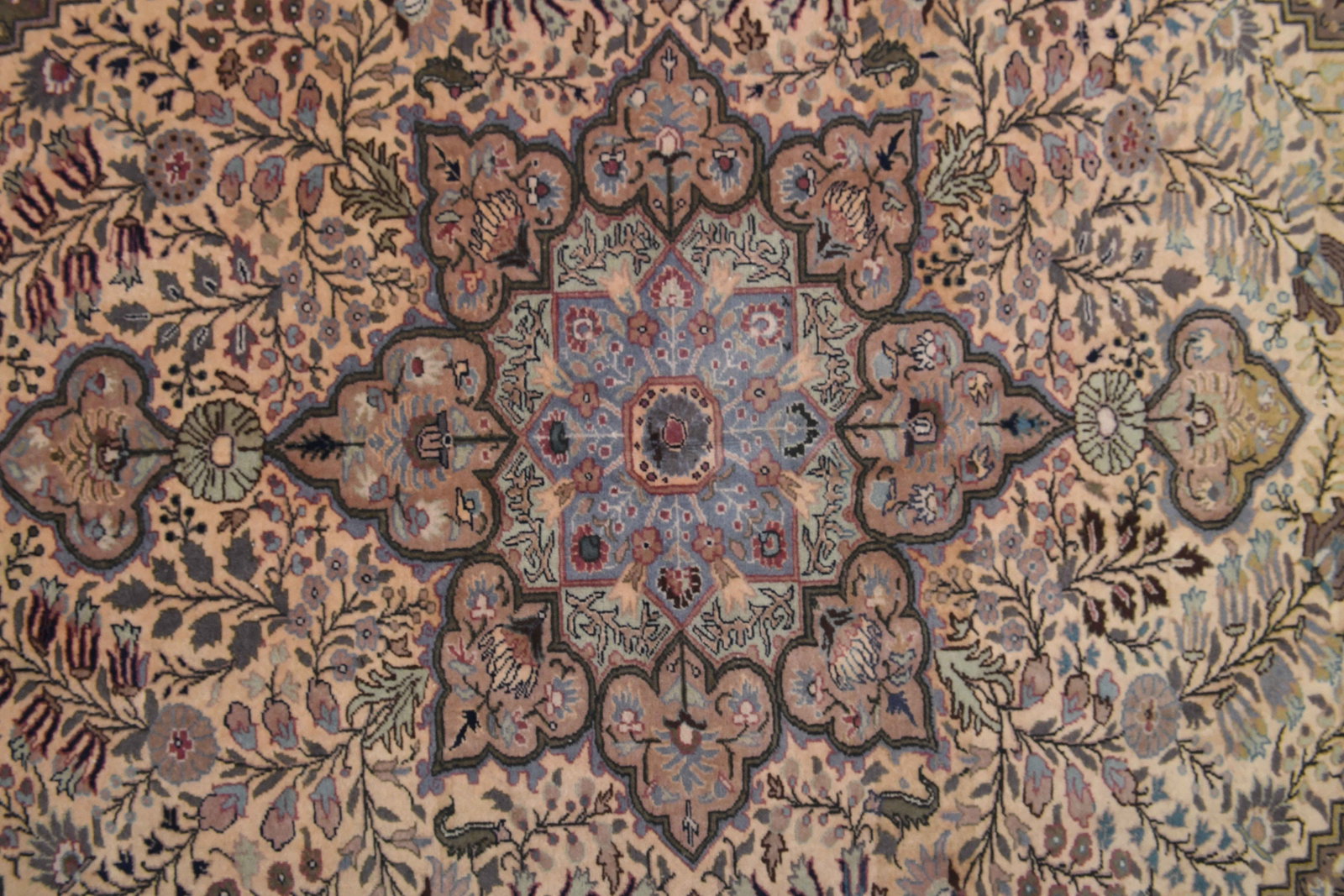 6.2x9.4 ft, ANTIQUE TURKISH OUSHAK Rug - 5