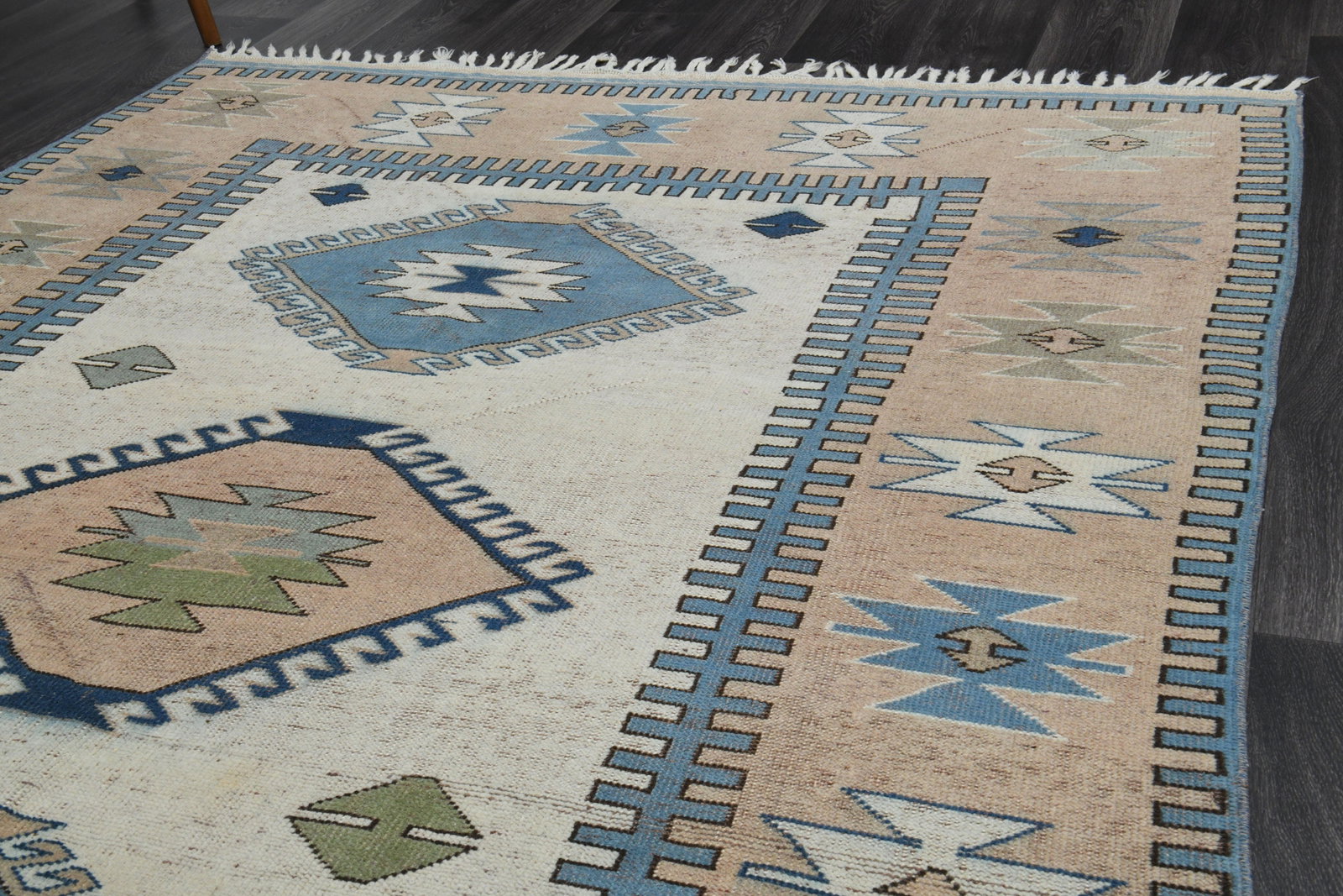 6.1x8.5 ft, TURKISH Rug, Vintage - 4