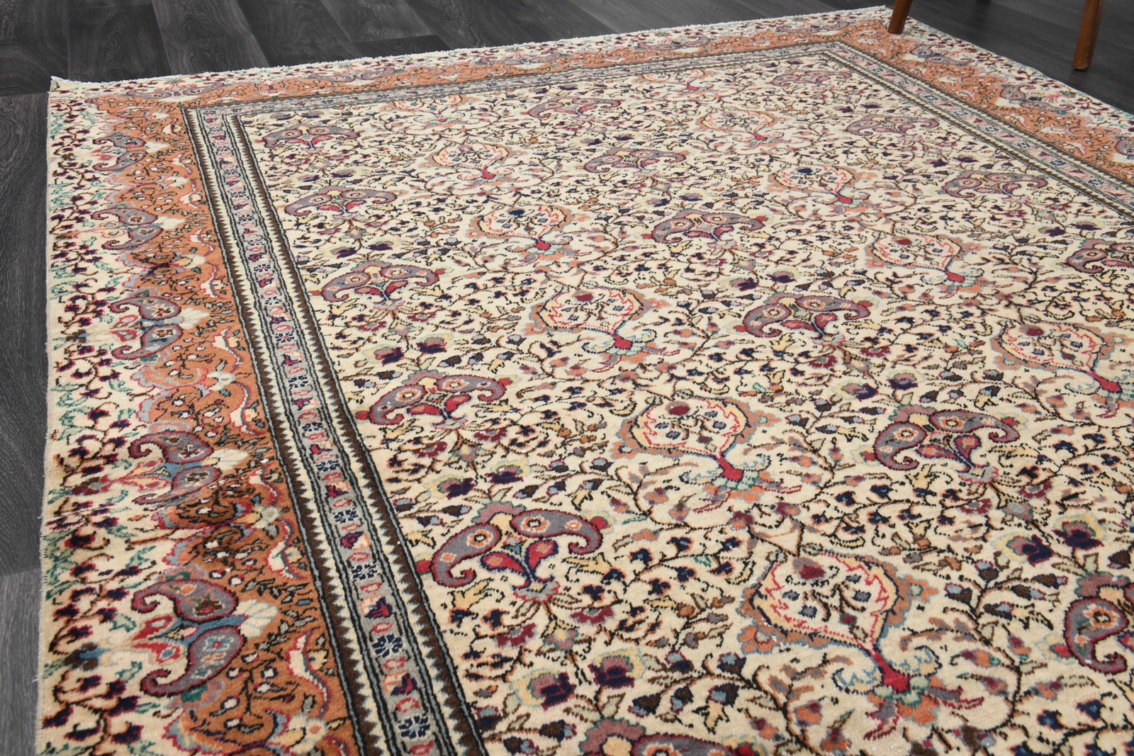 6.2x9.4 ft, TURKISH Rug, VINTAGE - 4