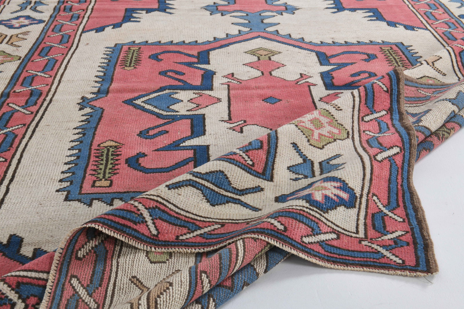 6.3x9 ft, TURKISH Rug, OUSHAK - 8