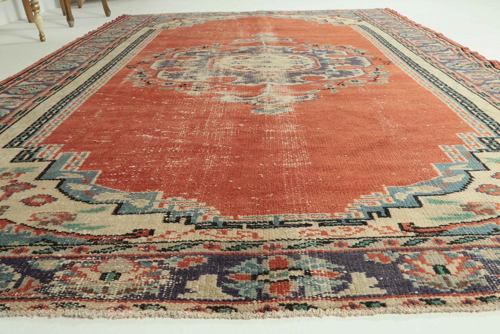 5.9x8.4 Ft, VINTAGE Rug, TURKISH - 7