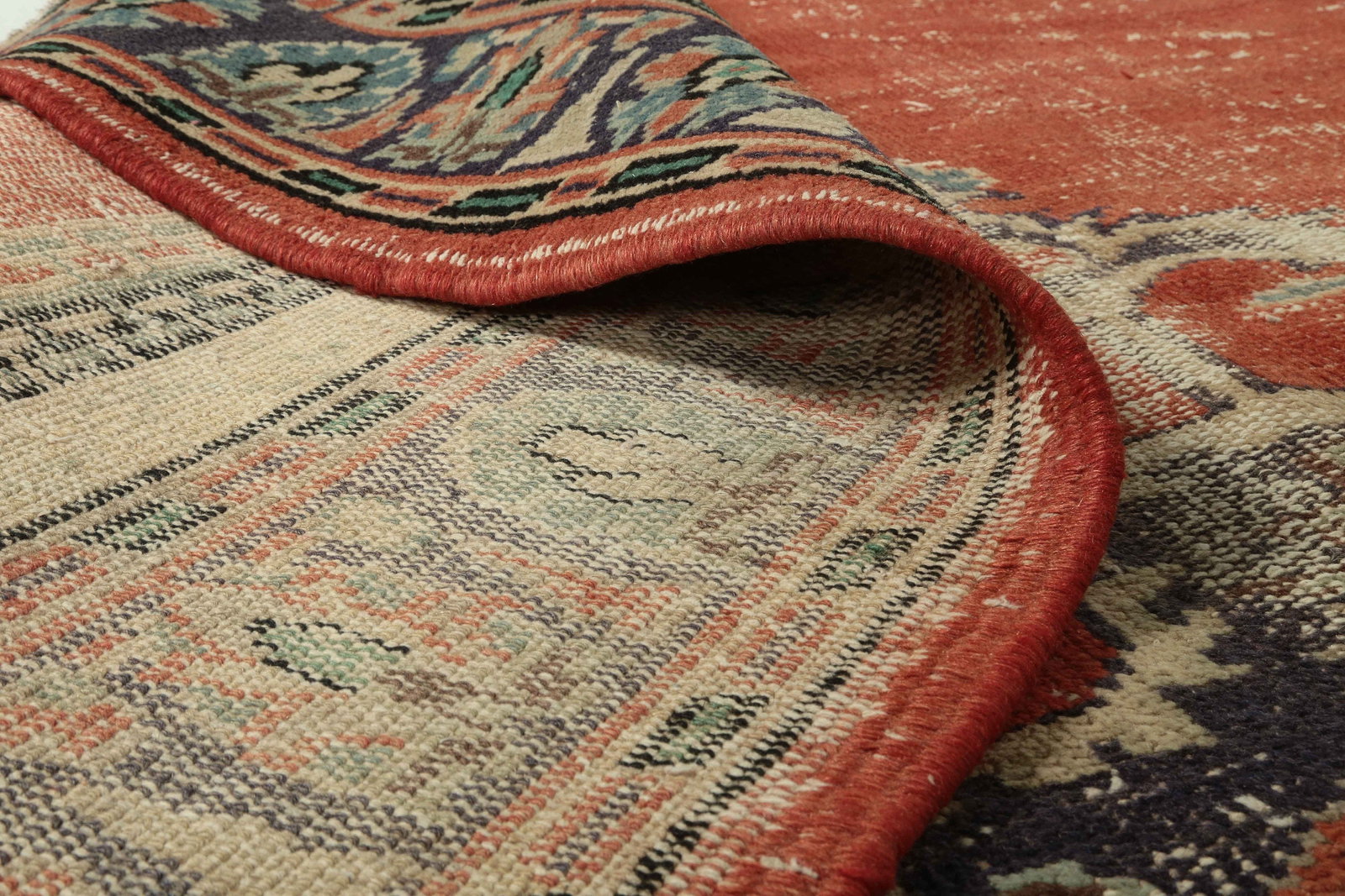 5.9x8.4 Ft, VINTAGE Rug, TURKISH - 9