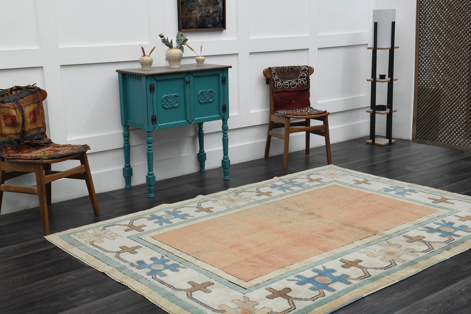 5.9x8.5 ft, TURKISH Rug, Antique - 3