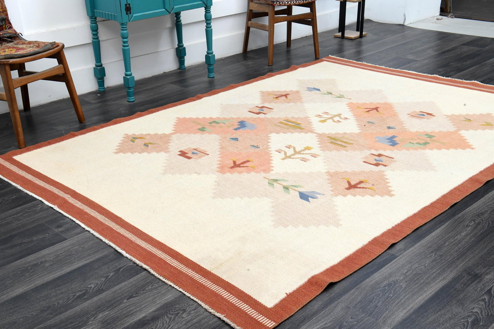 6x9 TURKISH Rug, Vintage - 3