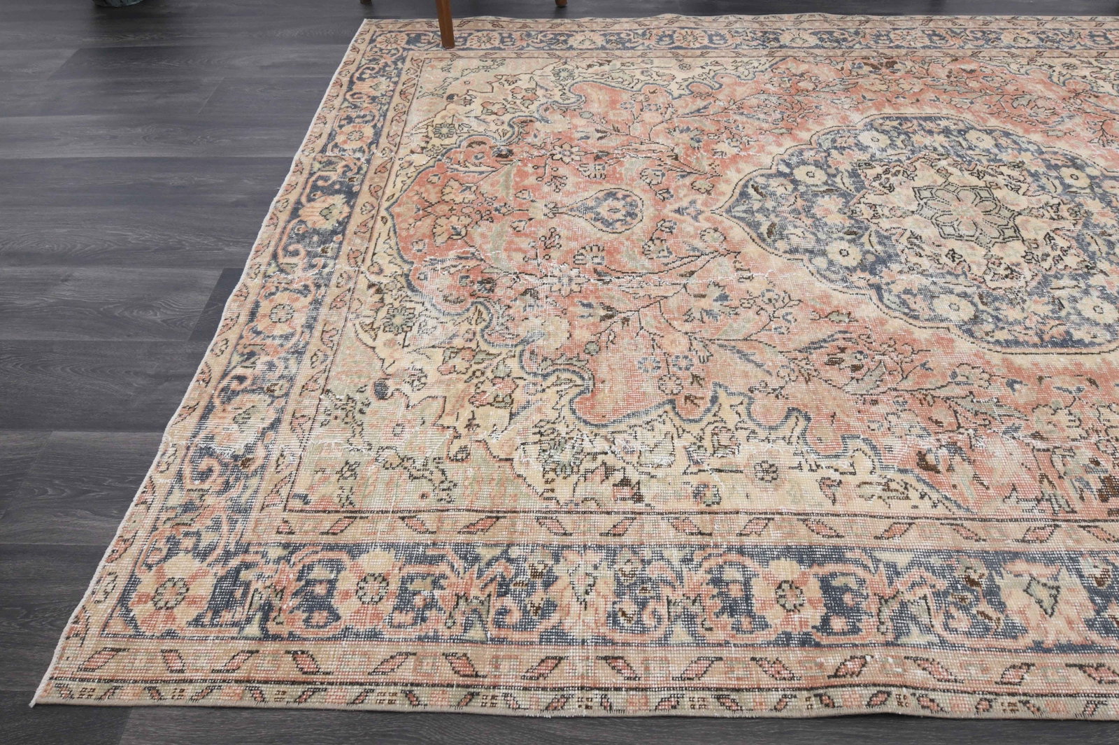 6.5x9.4 ft, TURKISH Rug, VINTAGE - 2