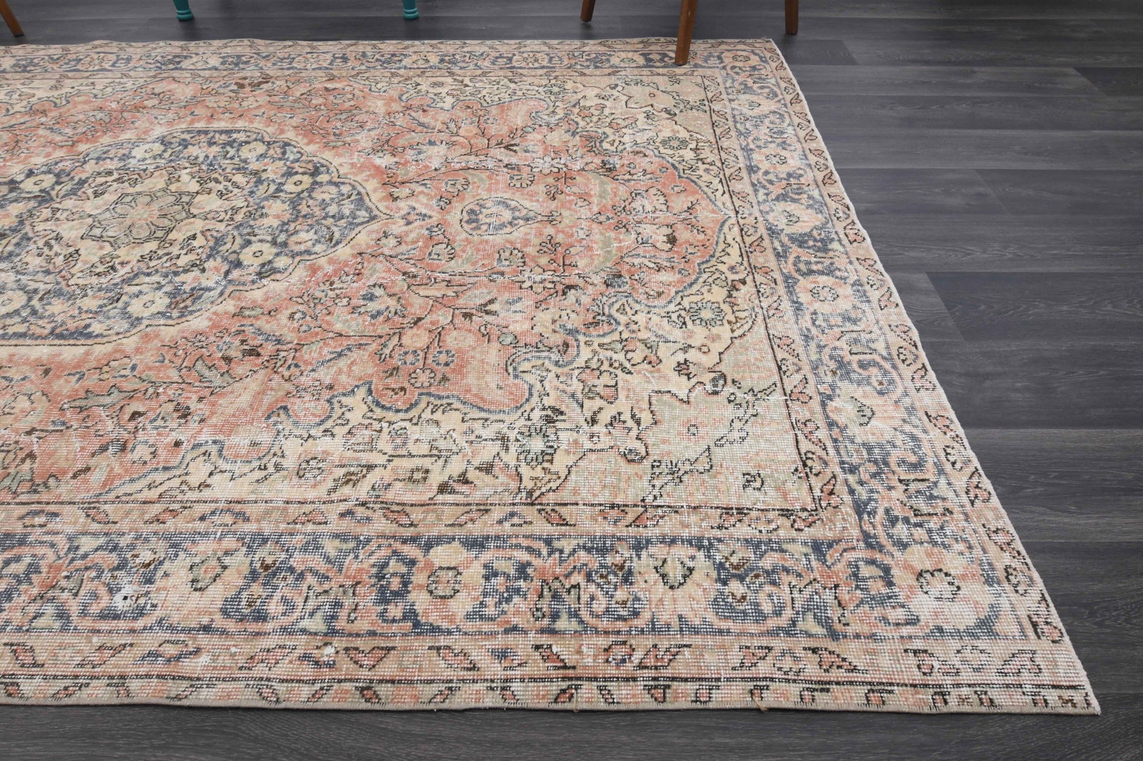 6.5x9.4 ft, TURKISH Rug, VINTAGE - 4