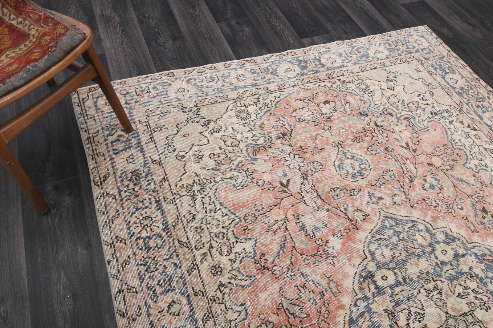 6.5x9.4 ft, TURKISH Rug, VINTAGE - 5