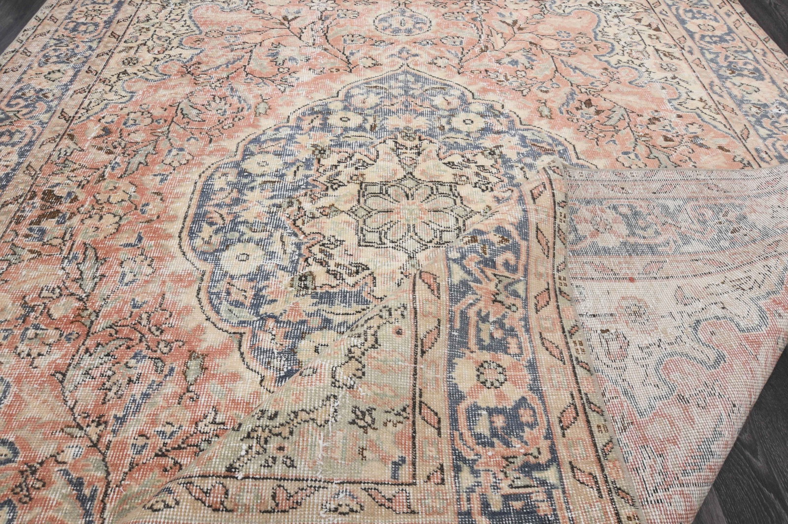 6.5x9.4 ft, TURKISH Rug, VINTAGE - 8