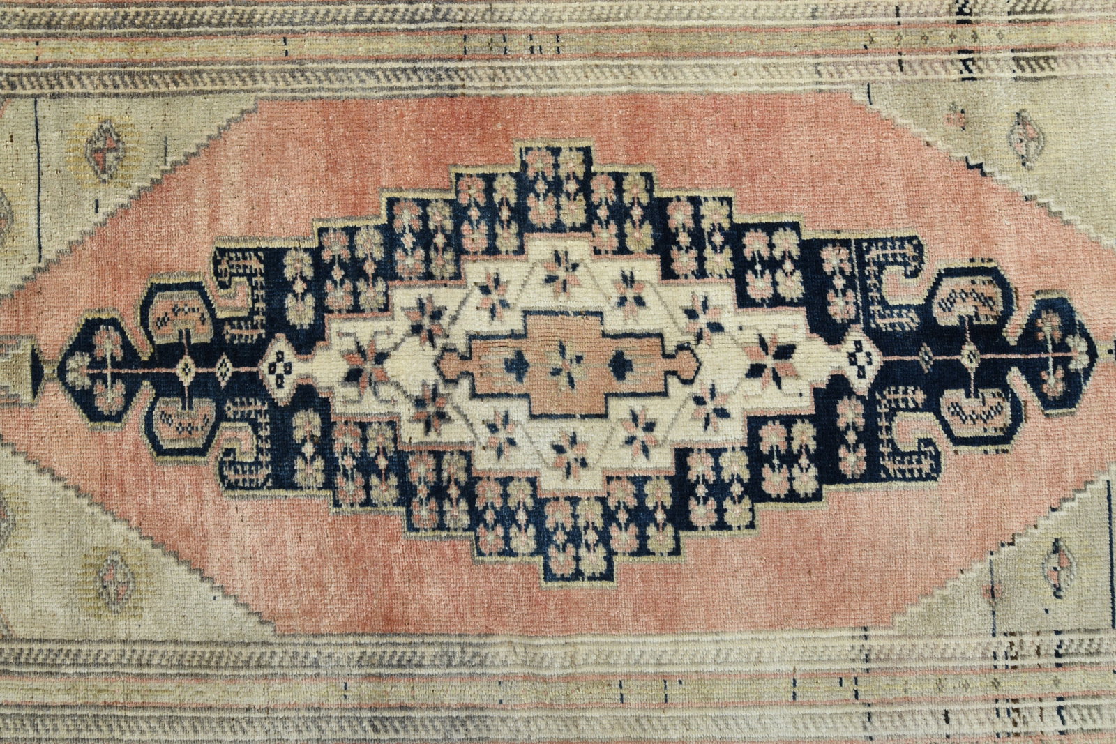 4x7.2 Turkish Rug, Pink Vintage Neutral Turkish - 5