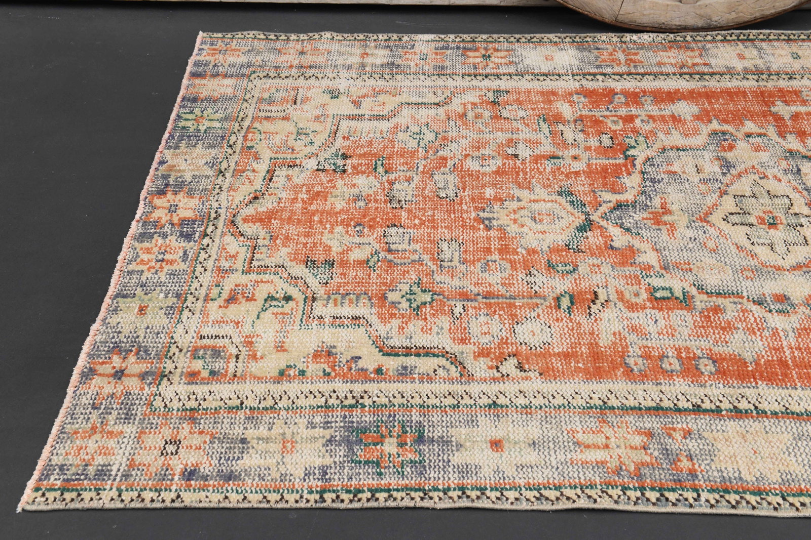 5.1x7.4 Vintage Turkish Rug - 5