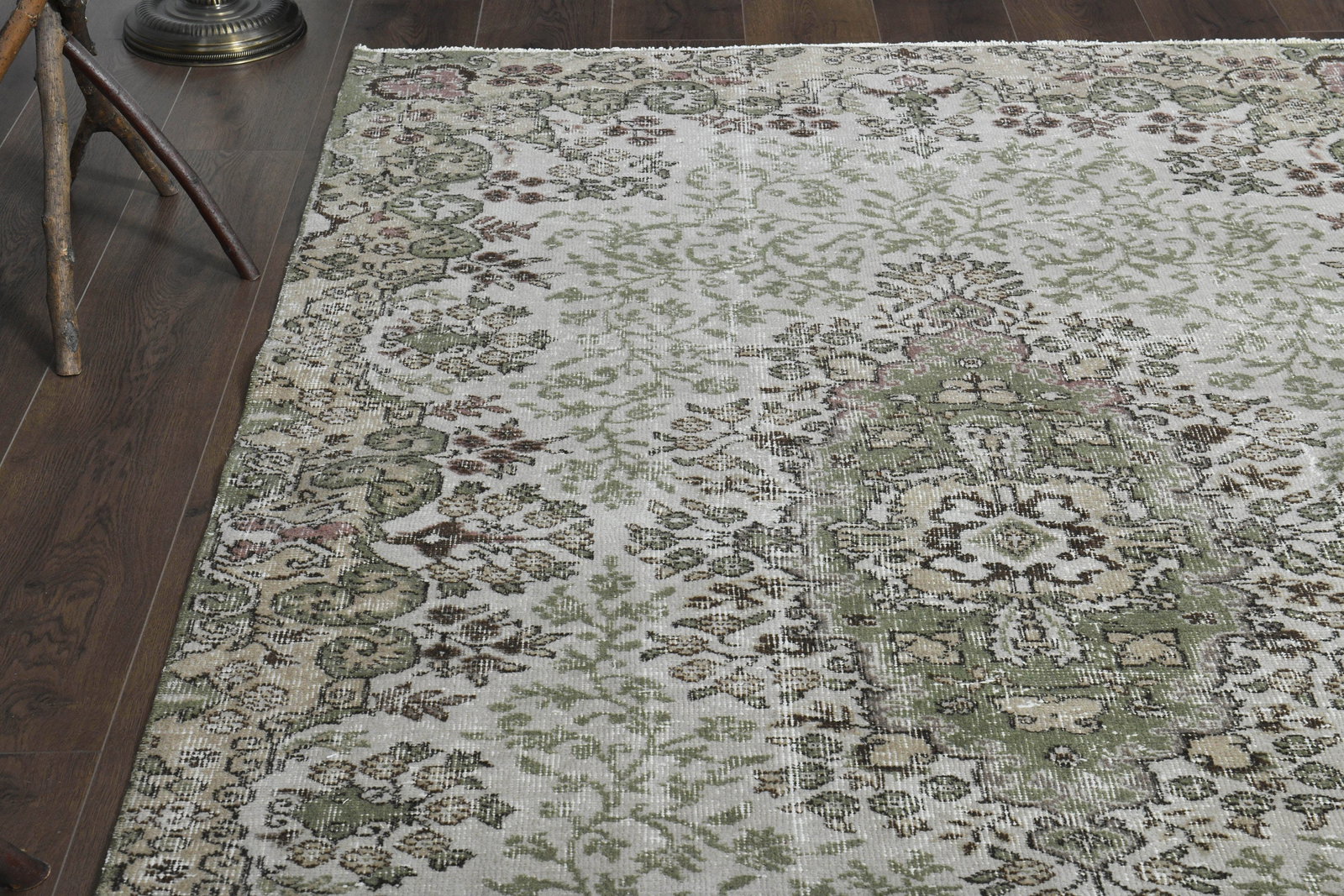 4'8x7'6 ft, BEIGE MINIMALIST RUG - 6