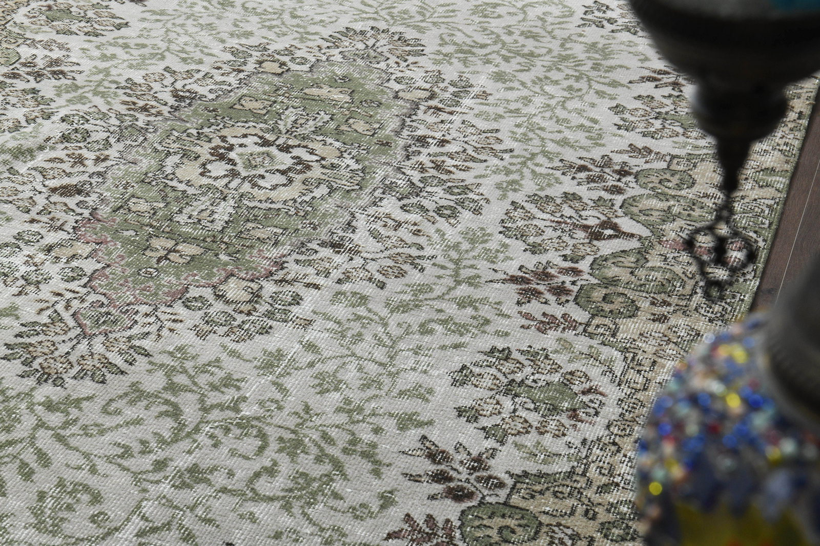 4'8x7'6 ft, BEIGE MINIMALIST RUG - 7