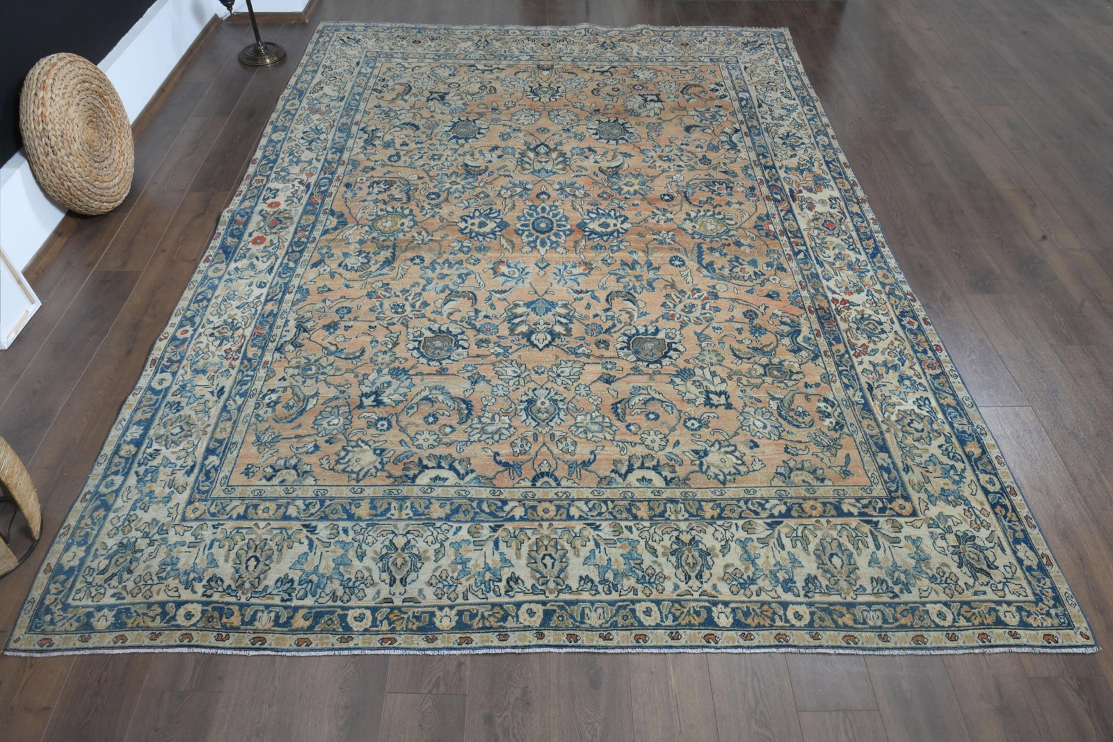 6'8x10 ft, PINK TURKISH RUG, Anatolian - 3