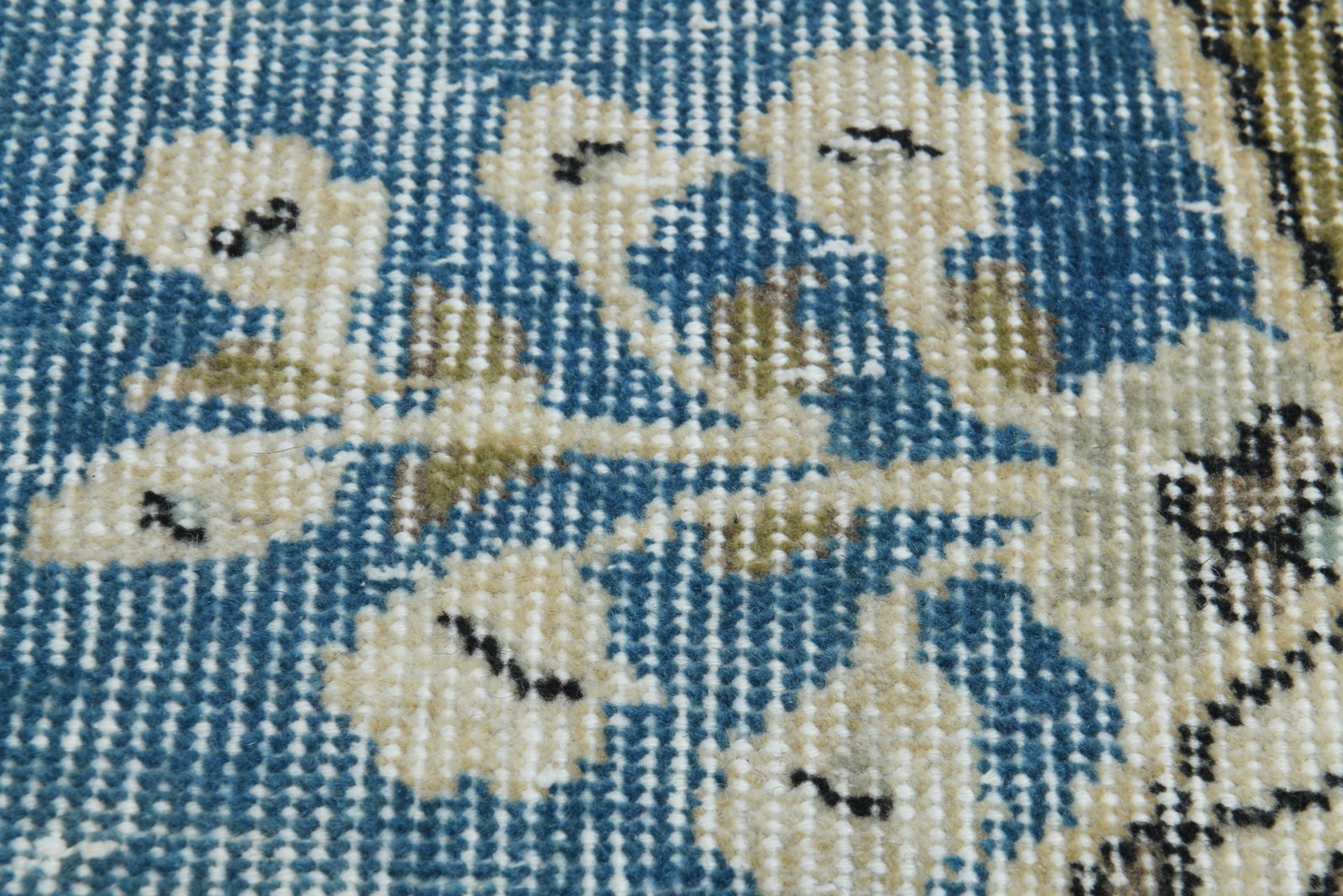7.1x10.3 ft, BLUE TURKISH RUG - 9