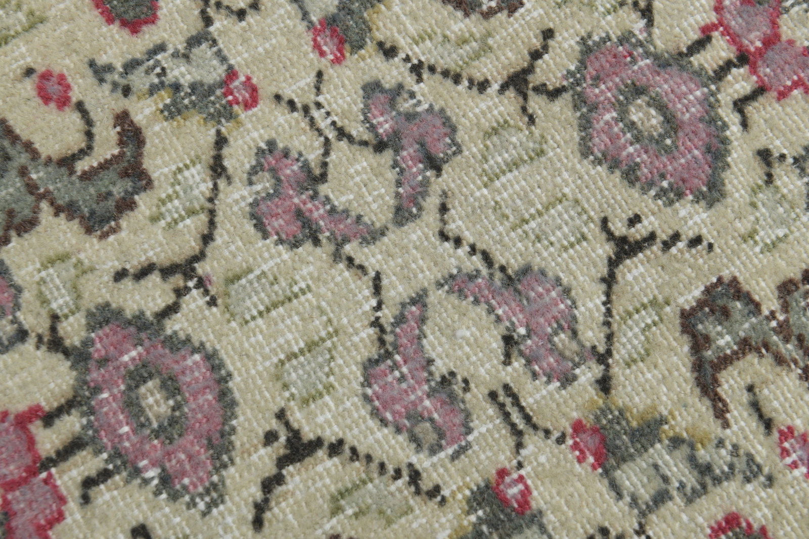 5x7 OUSHAK BEIGE Area Rug, Handmade - 8