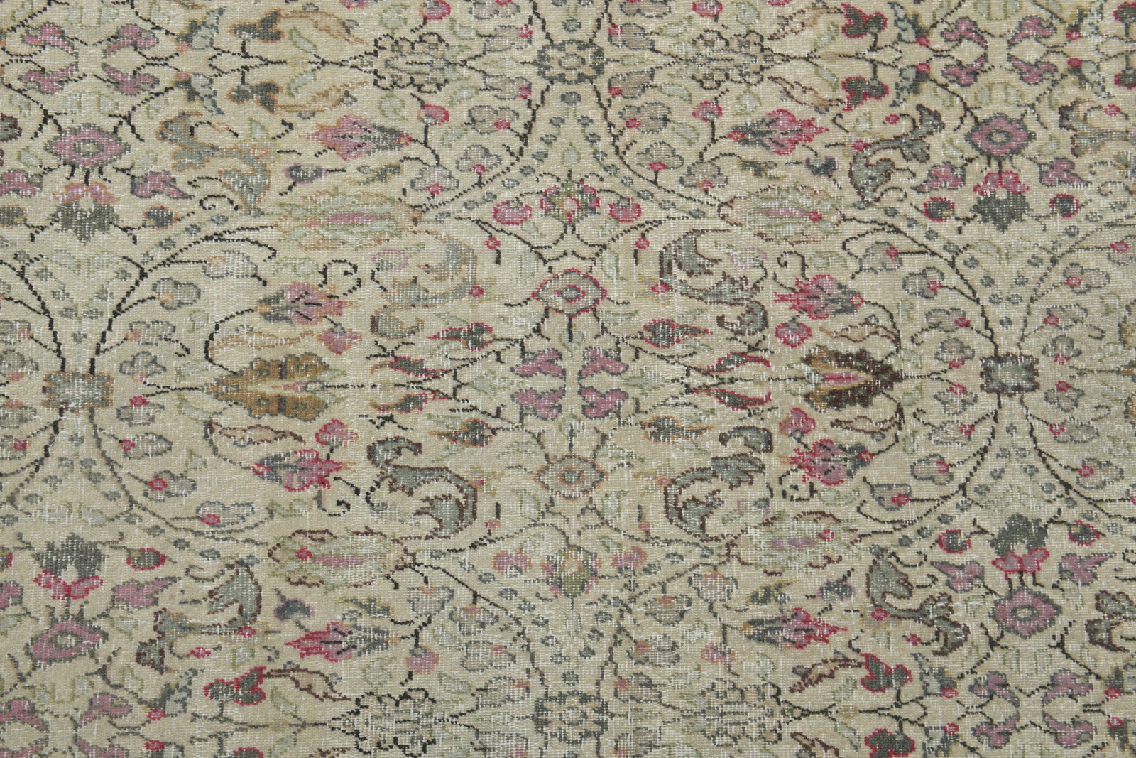 5x7 OUSHAK BEIGE Area Rug, Handmade - 9
