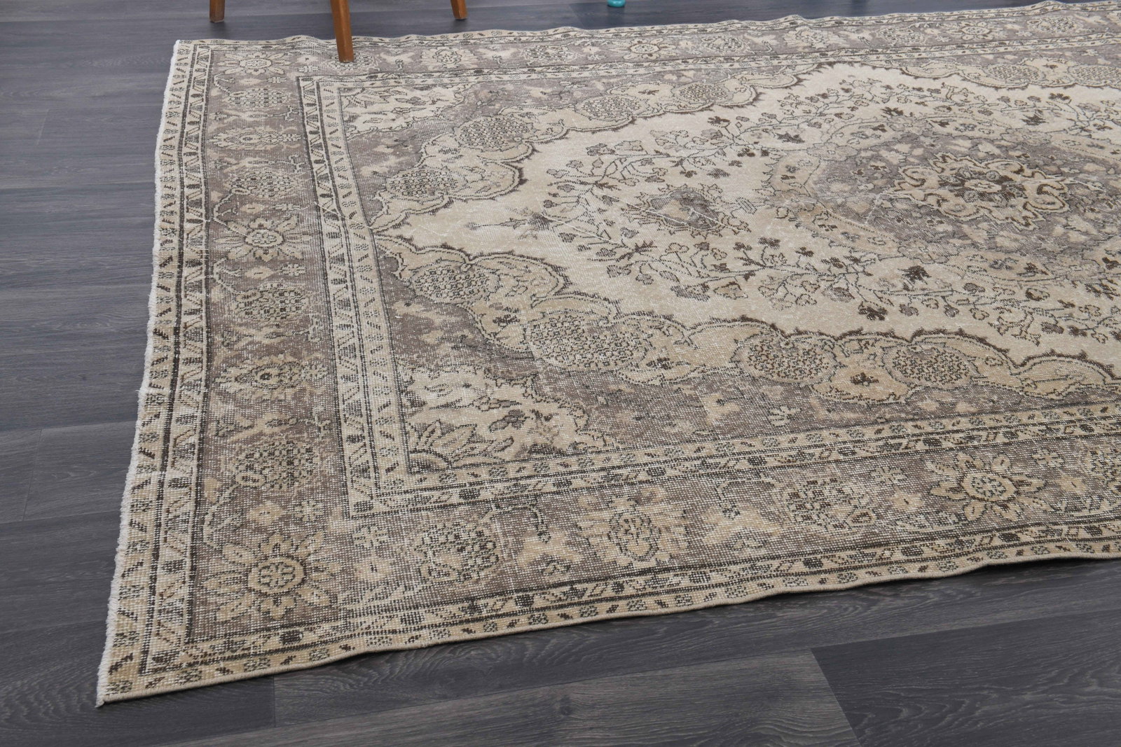 6.9x9.8 ft, OUSHAK TURKISH Rug, VINTAGE - 2