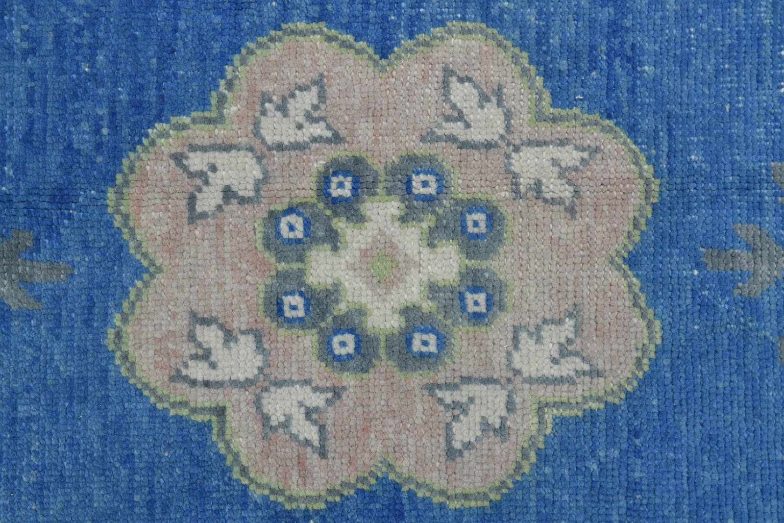 8x12'1 ft, BLUE BEIGE DECOR, Turkish Flora - 6