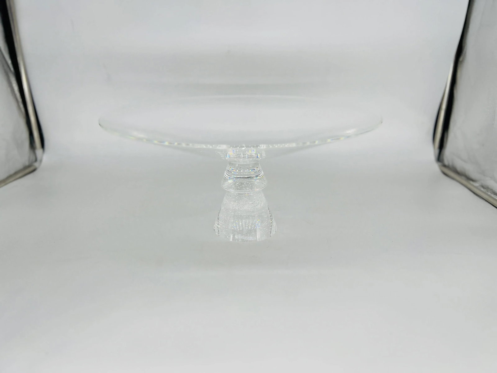 David Dowler for Steuben "Stardust" Pattern Centerpiece Bowl or Tazza Circa 1985 - 7
