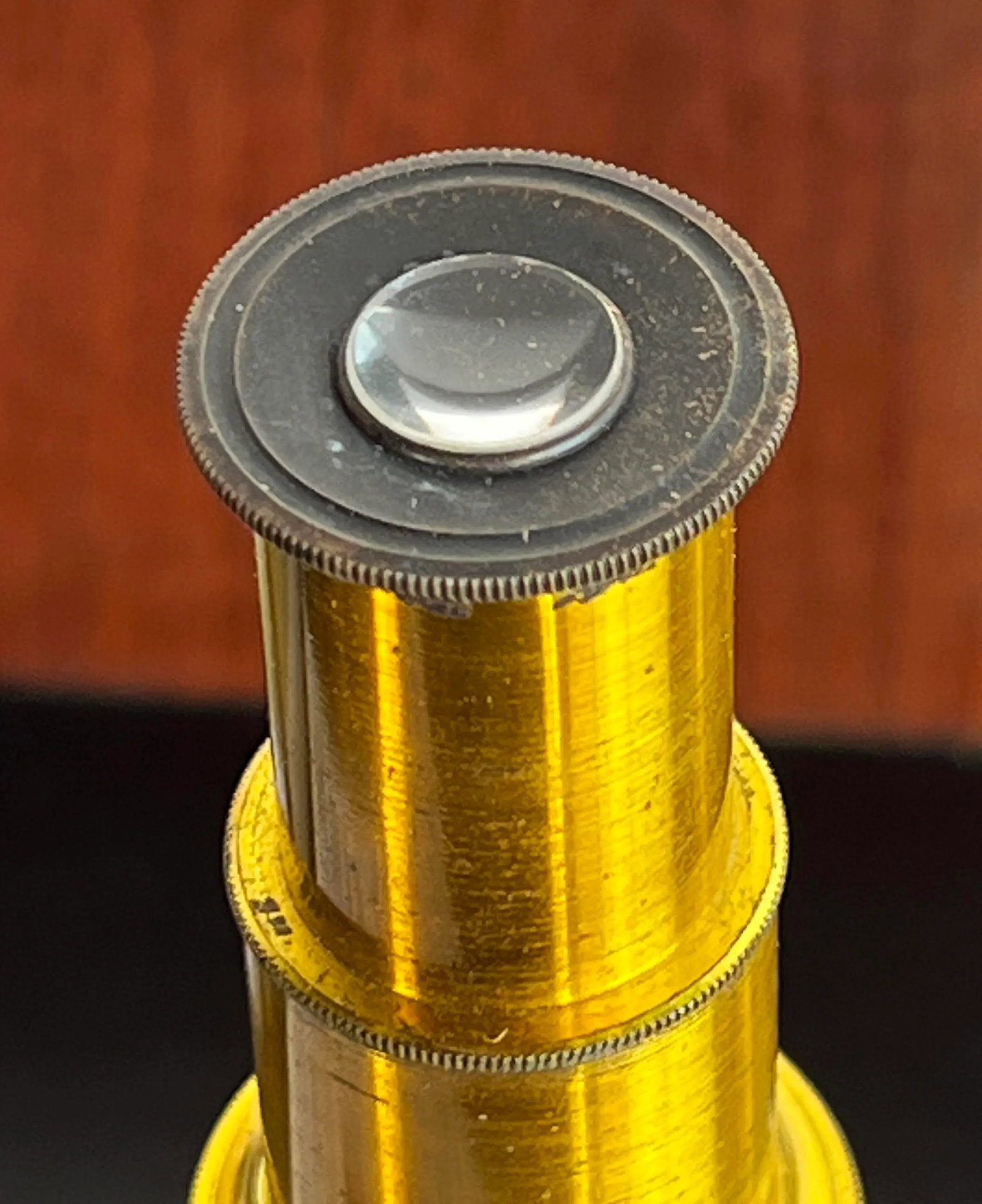 1930s Vintage English Brass Scientist's Field Microscope - 7
