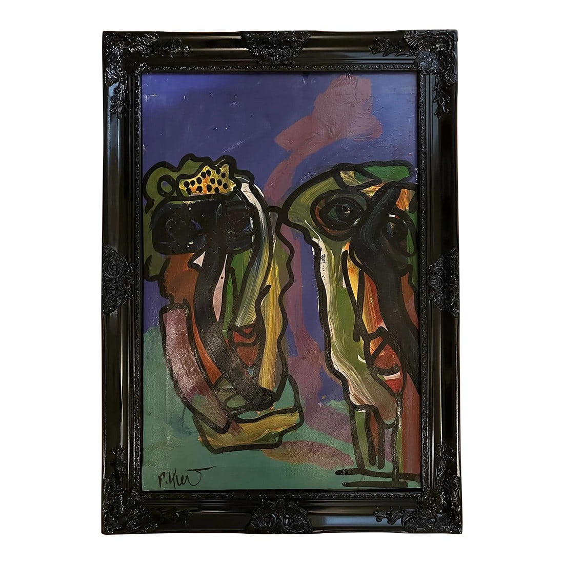 Peter Keil Original Painting: Peter Keil is a German artist that focuses primarily on abstract expressionism. Keil painted with some of the greats including Joan MirÃ³, Pablo Picasso and Andy Warhol, to name a few. This 