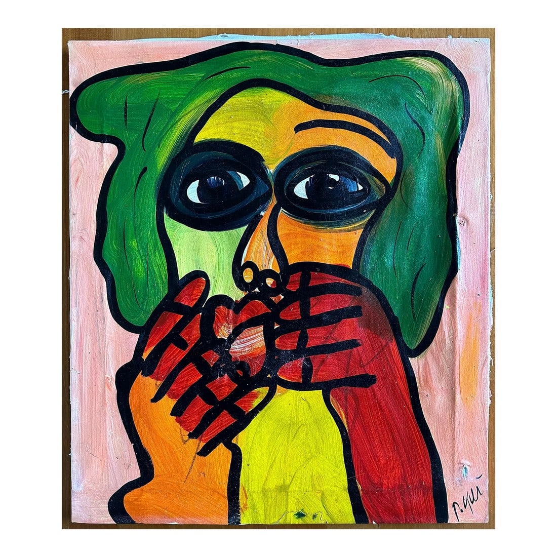 Original Peter Keil Painting: Peter Keil is a German artist that focuses primarily on abstract expressionism. Keil painted with some of the greats including Joan MirÃ³, Pablo Picasso and Andy Warhol, to name a few. This 