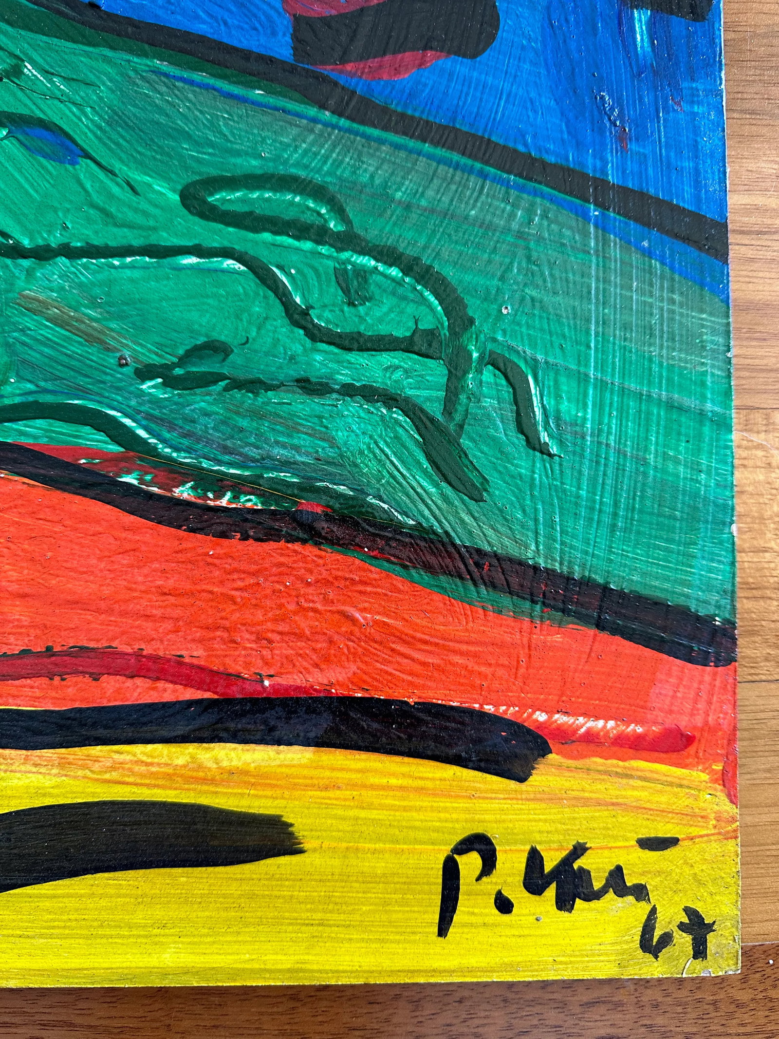 Wanasee Original 1967 Peter Keil Painting - 2