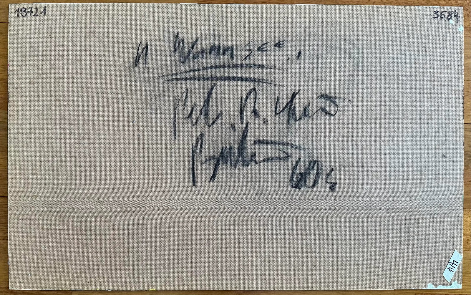 Wanasee Original 1967 Peter Keil Painting - 7