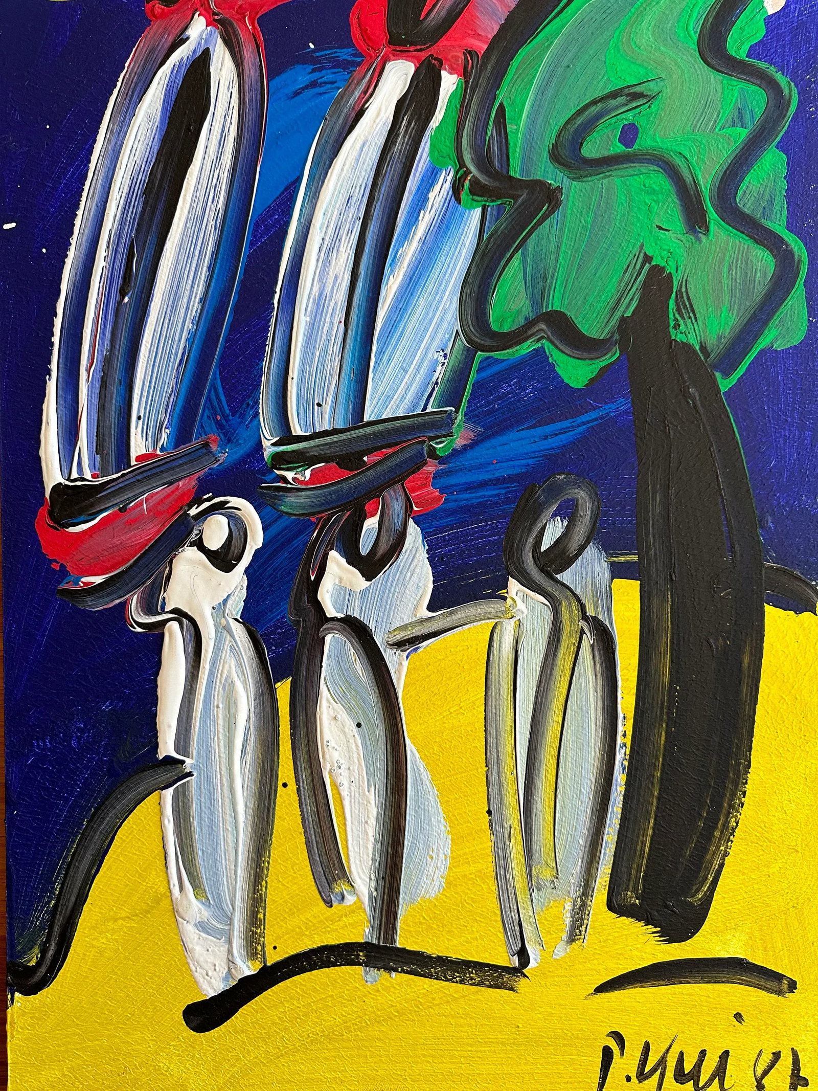 Original 1987 Peter Keil Painting - 3