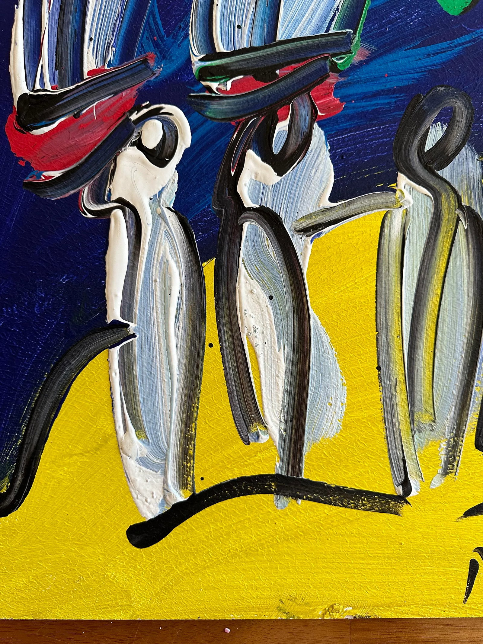 Original 1987 Peter Keil Painting - 4